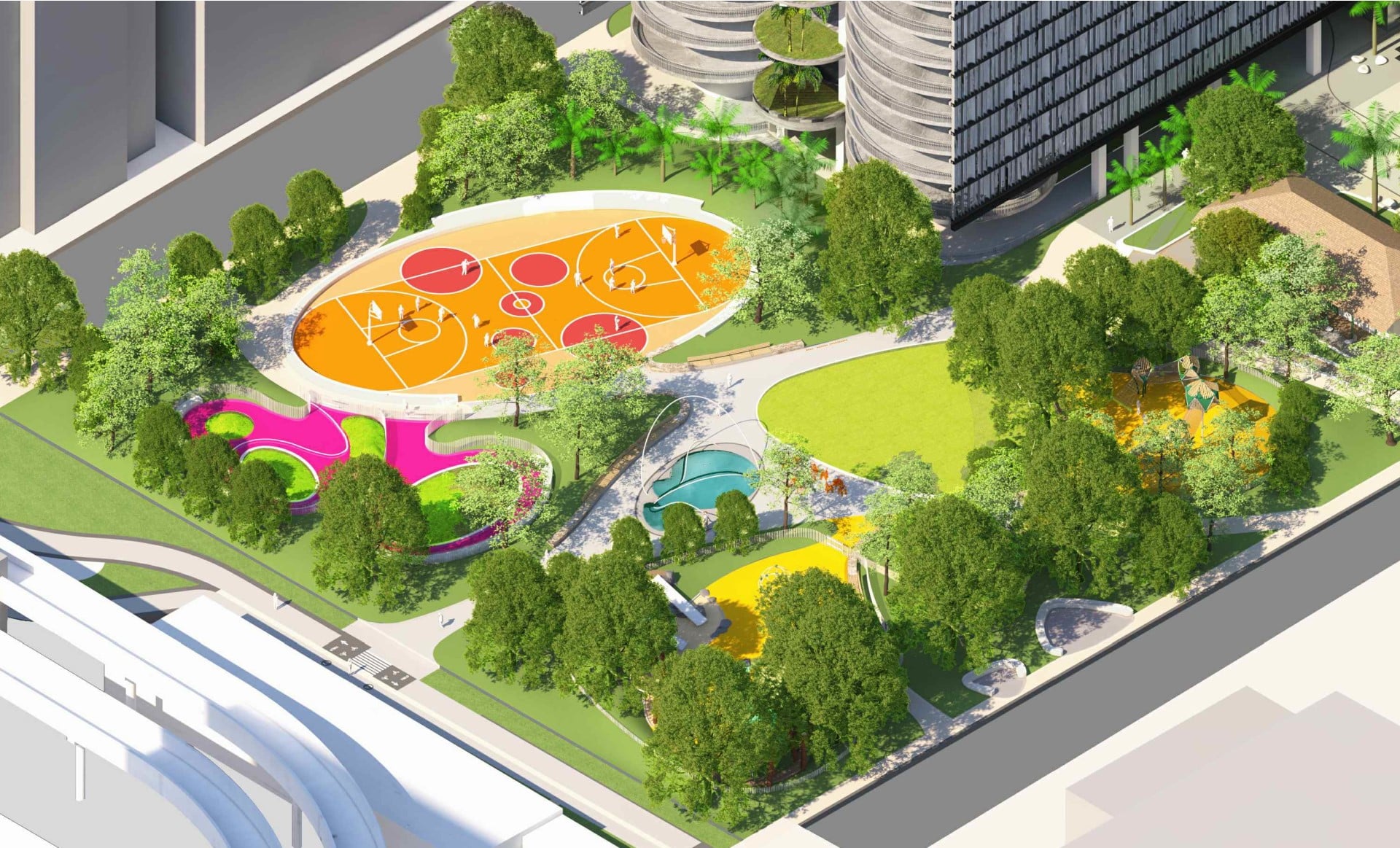1 Southside Park, designed by SHoP Architects. Courtesy of JDS Development Group.