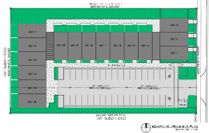 The proposed complex's layout