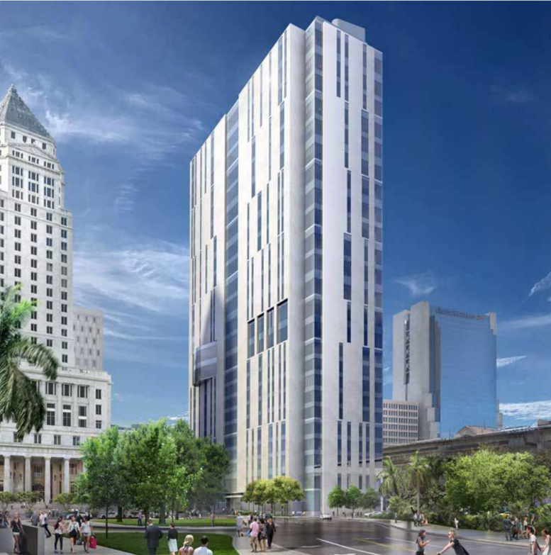 The 474 Foot Civil Courthouse Set To Rise In Downtown Miami Florida YIMBY
