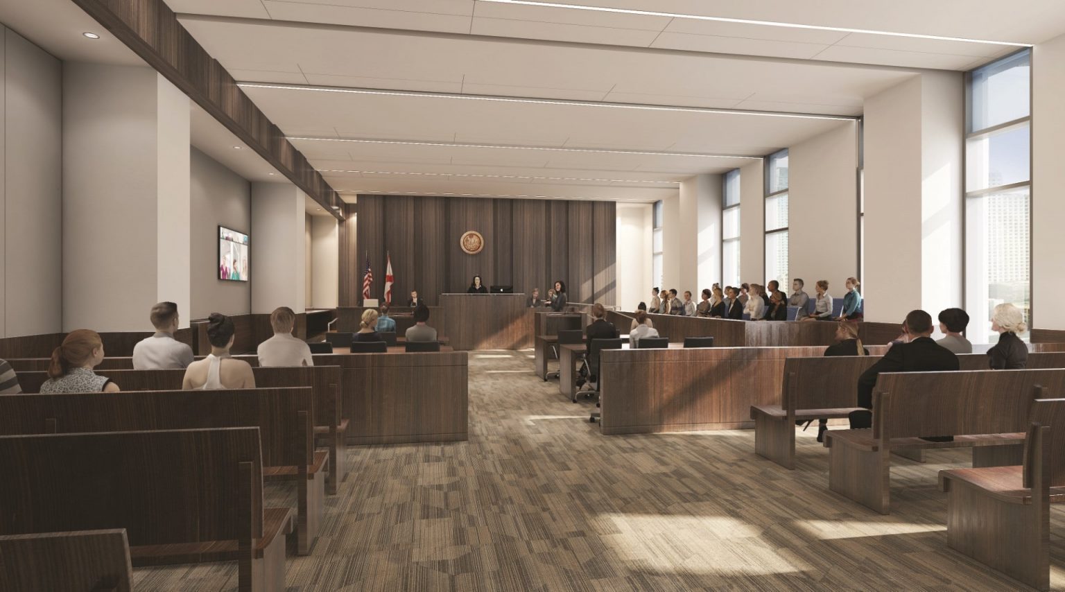 The 474-Foot Civil Courthouse Set To Rise In Downtown Miami - Florida YIMBY