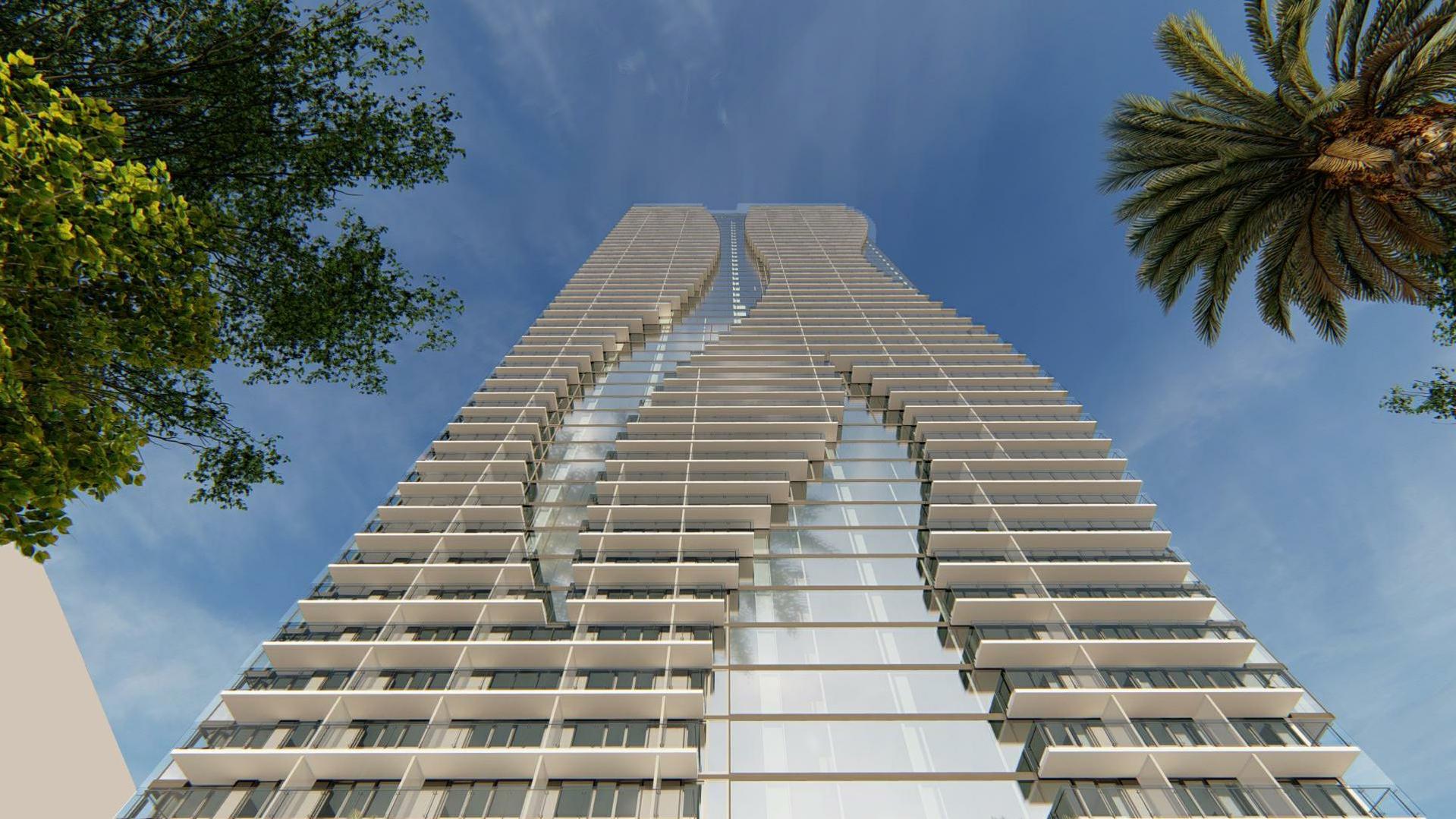 Miami World Tower; designed by NBWW Architects.