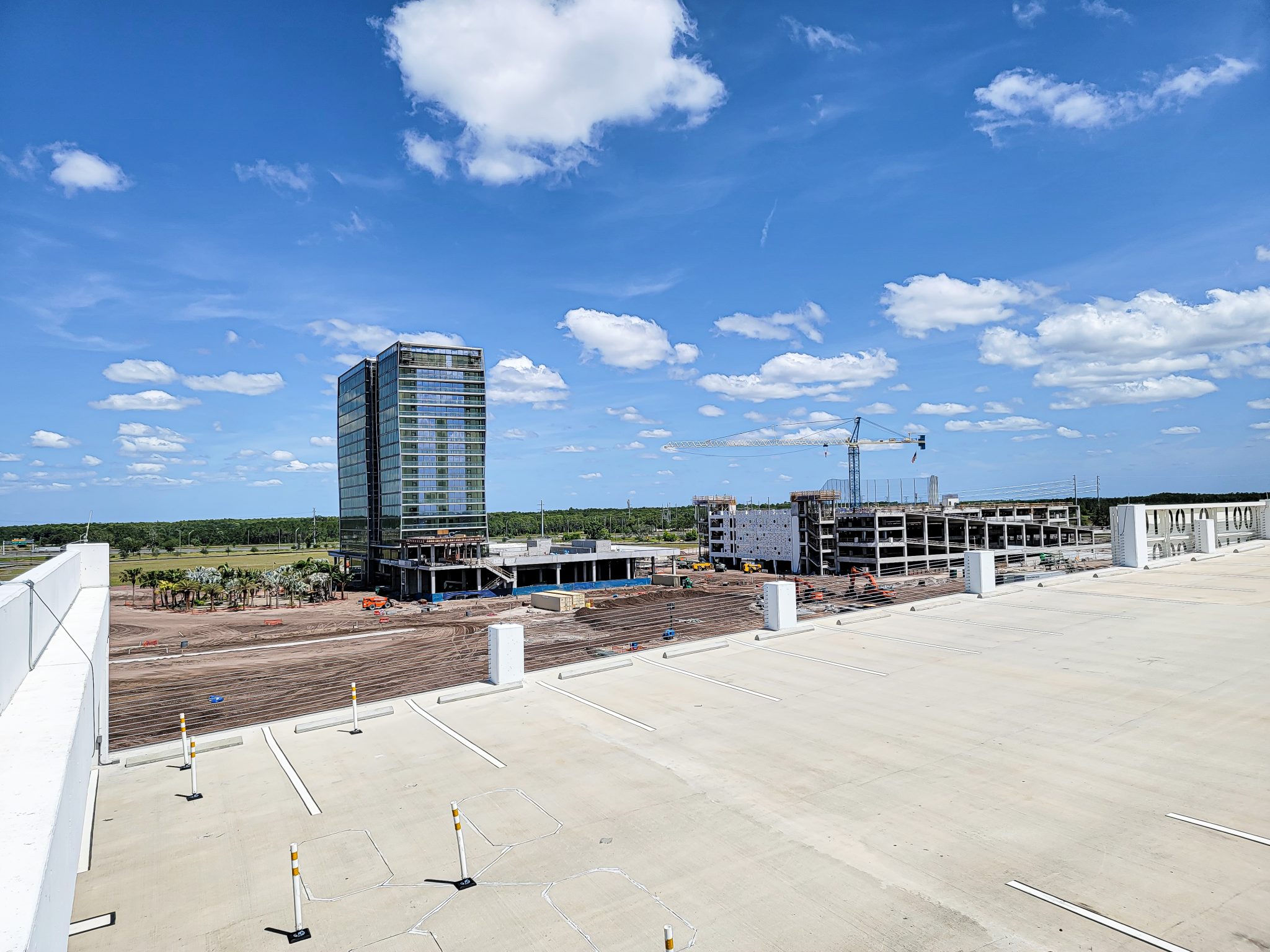 Façade Installation Nears Completion On Lake Nona Wave Hotel In Orlando