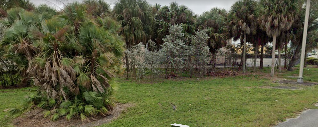 A Google Street View of the build site