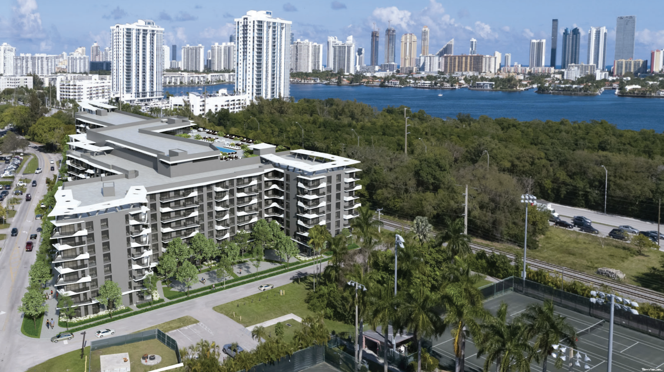 Aura North Miami Beach. Designed by Corwil Architects.