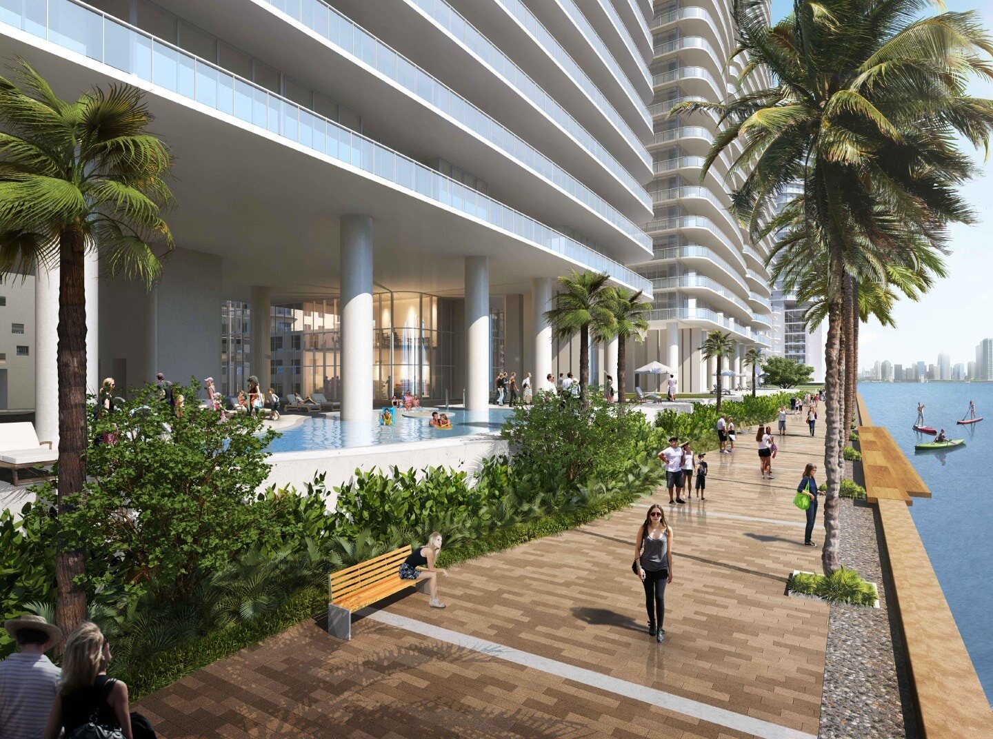 Aria Reserve Miami. Designed by Arquitectonica.