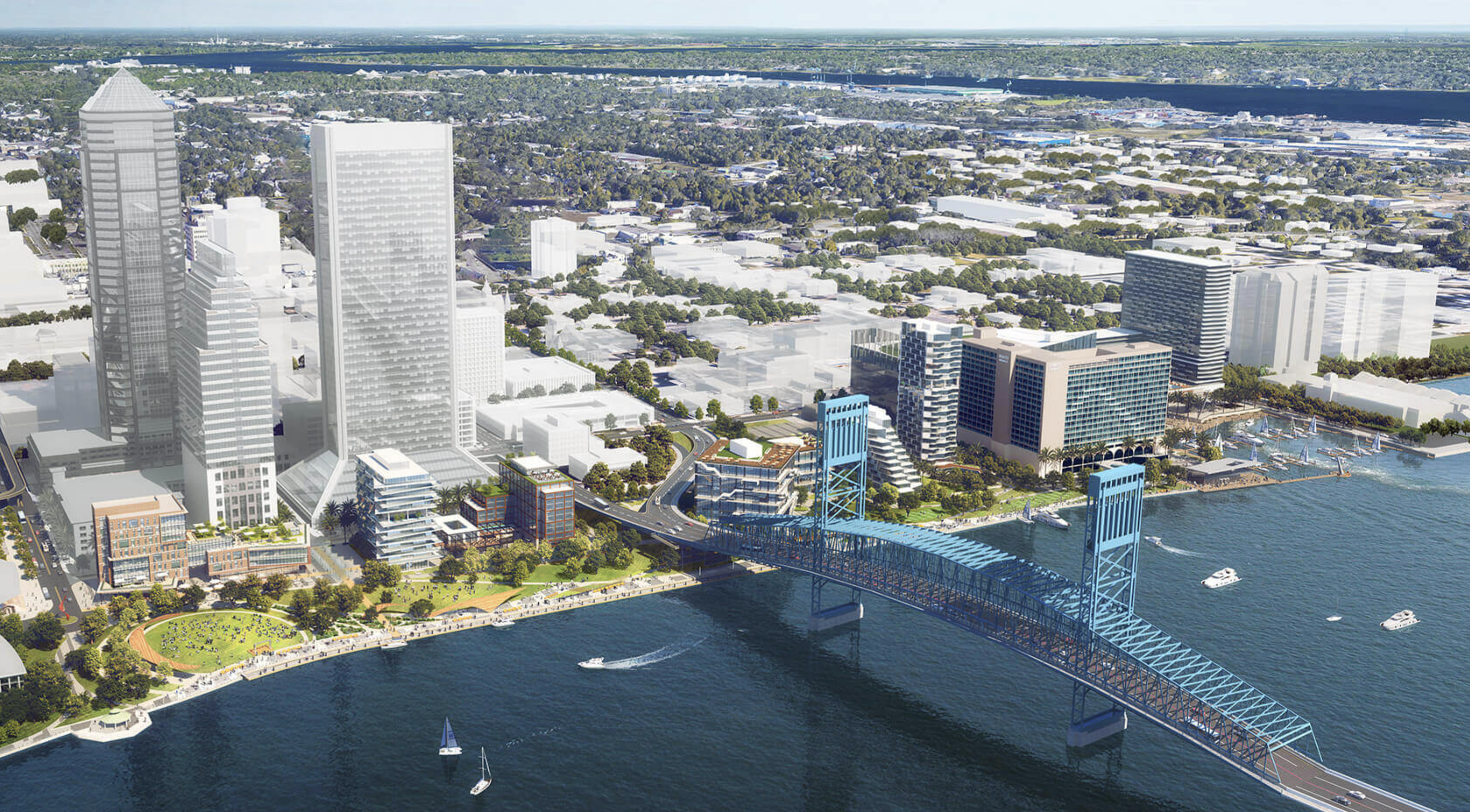 Riverfront Jacksonville. Designed by Gensler.
