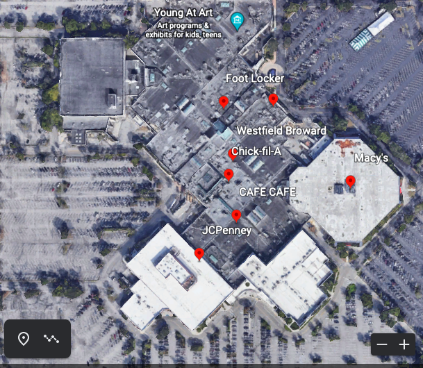 Map of Crowne Plaza At Sawgrass Mills, Fort Lauderdale