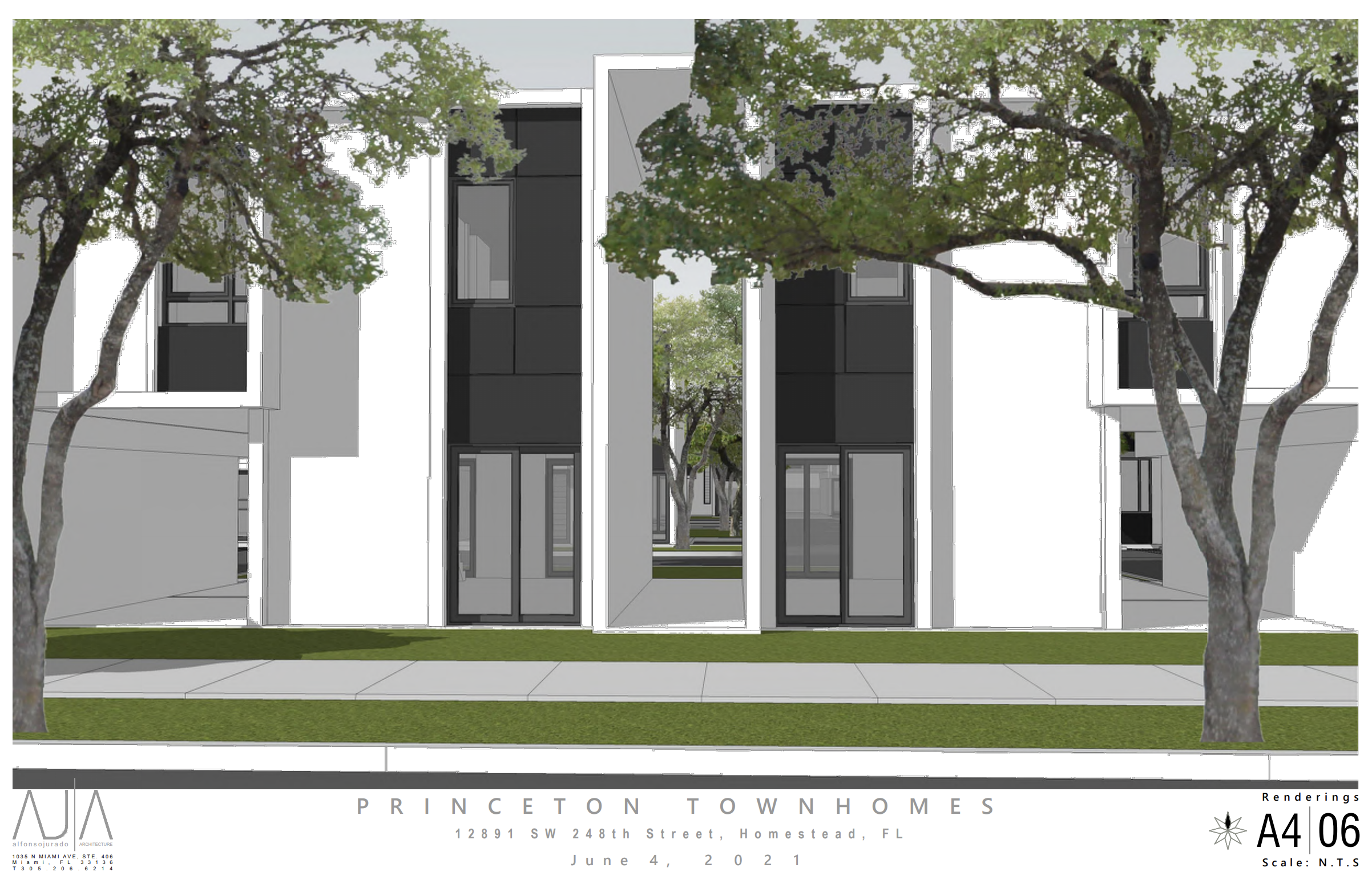 Quo Townhomes. Designed by Alfonso Jurado Architecture.