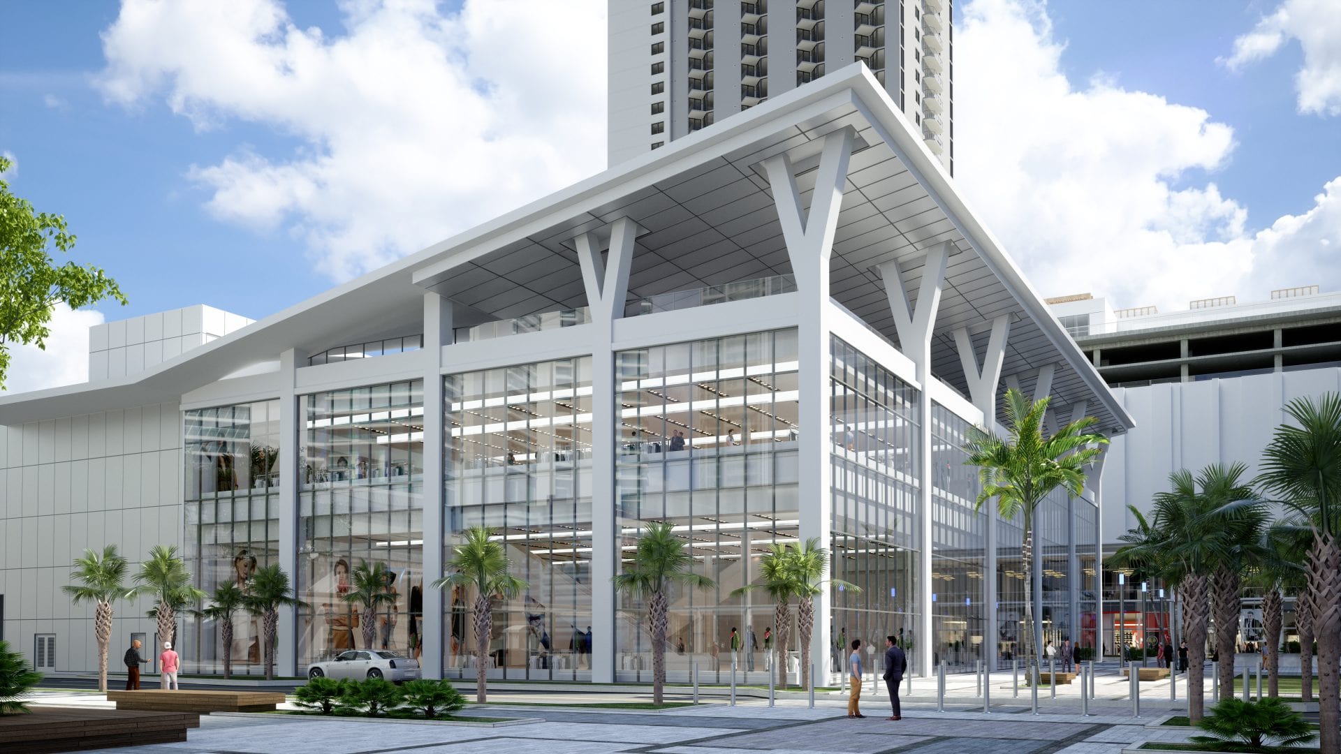 Miami Worldcenter Block-F. Designed by NBWW Architects.