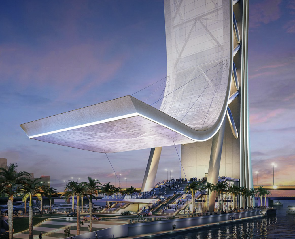 Skyrise Miami. Designed by Arquitectonica.