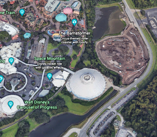 The much-anticipated ride will be "adjacent to Space Mountain"