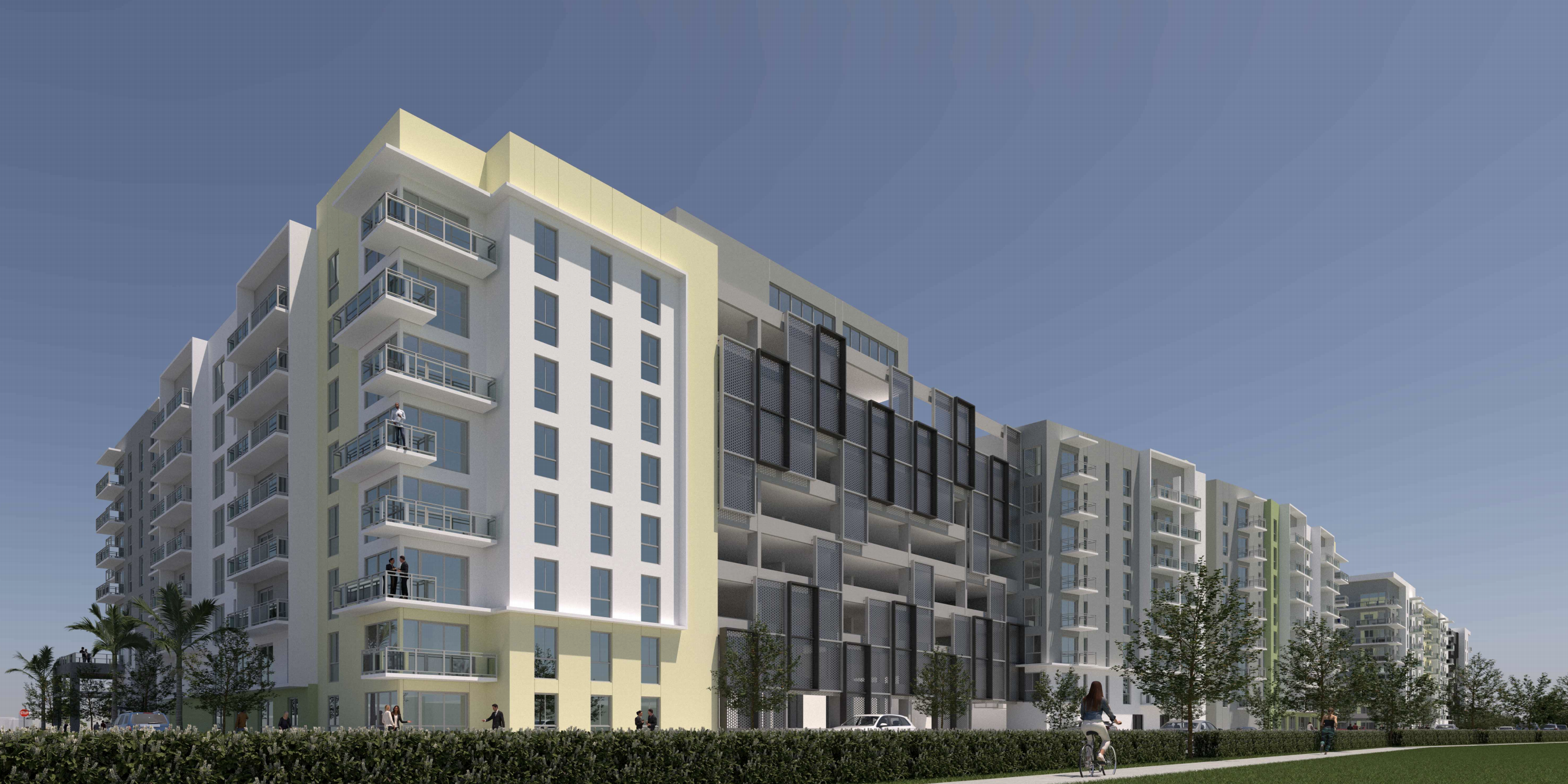 West Aventura Town Center - East Block Phase II. Designed by ATL Architecture.