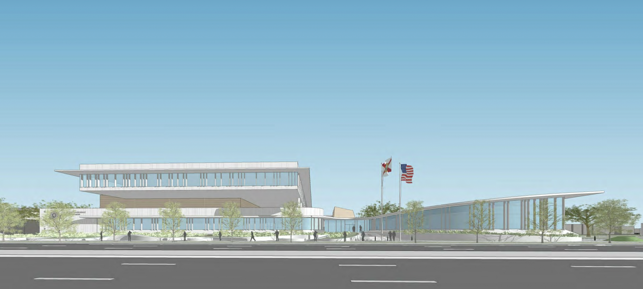 Design Unveiled For Fort Lauderdale's New Police Headquarters At 1300 W