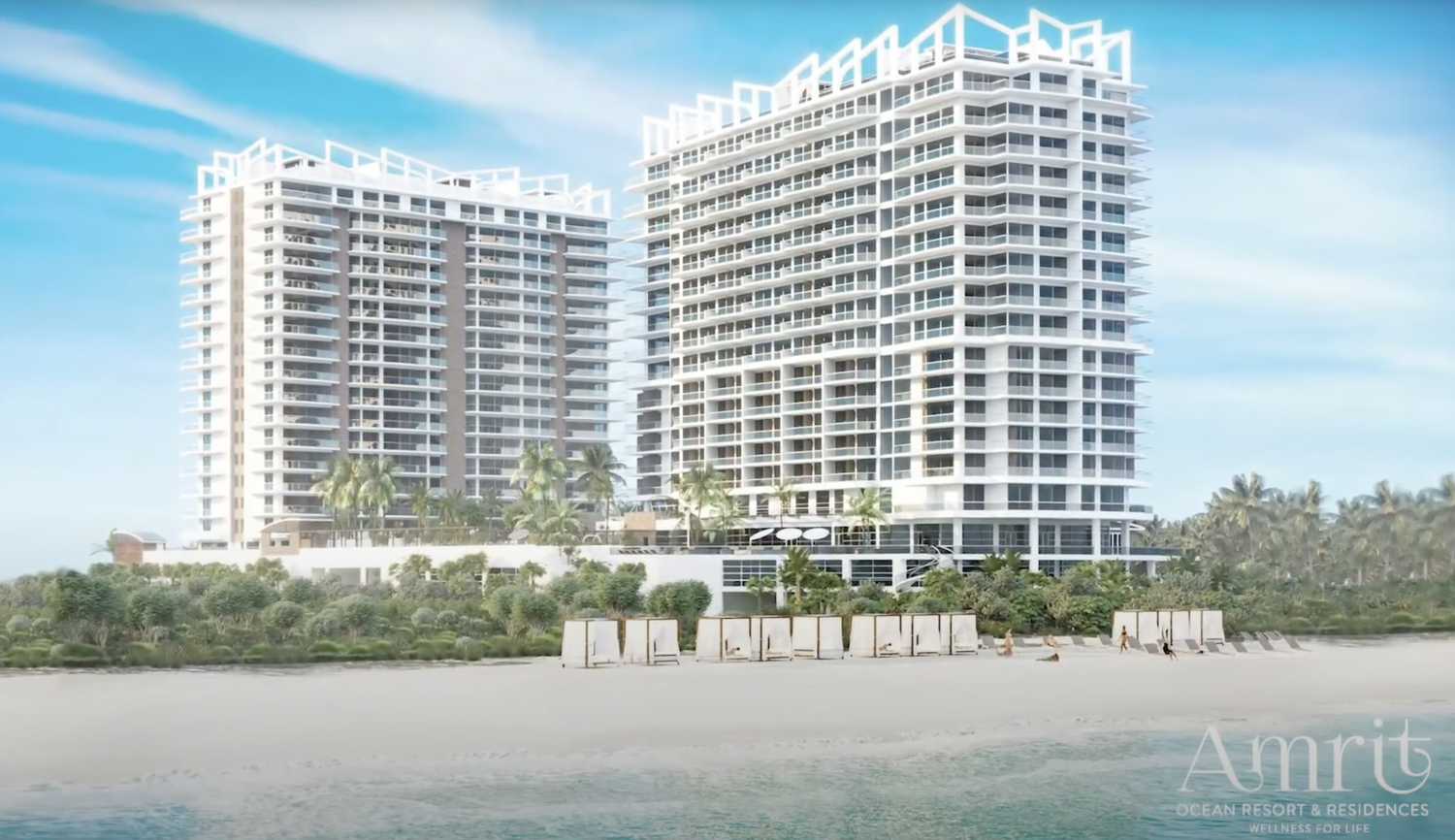 Amrit Ocean Resort Residences. Designed by S & E Architects.
