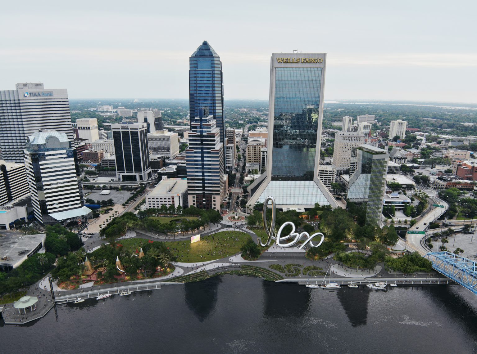 Perkins&Will's 'One Park Jax' Wins Design Competition For Riverfront