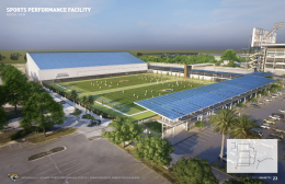 Jacksonville Jaguars Sports Performance Center. Designed by Rossetti.
