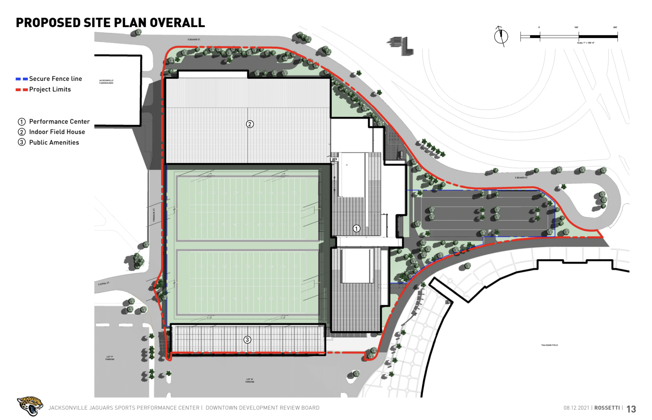 Overall Site Plan. Courtesy of Rossetti Architects.
