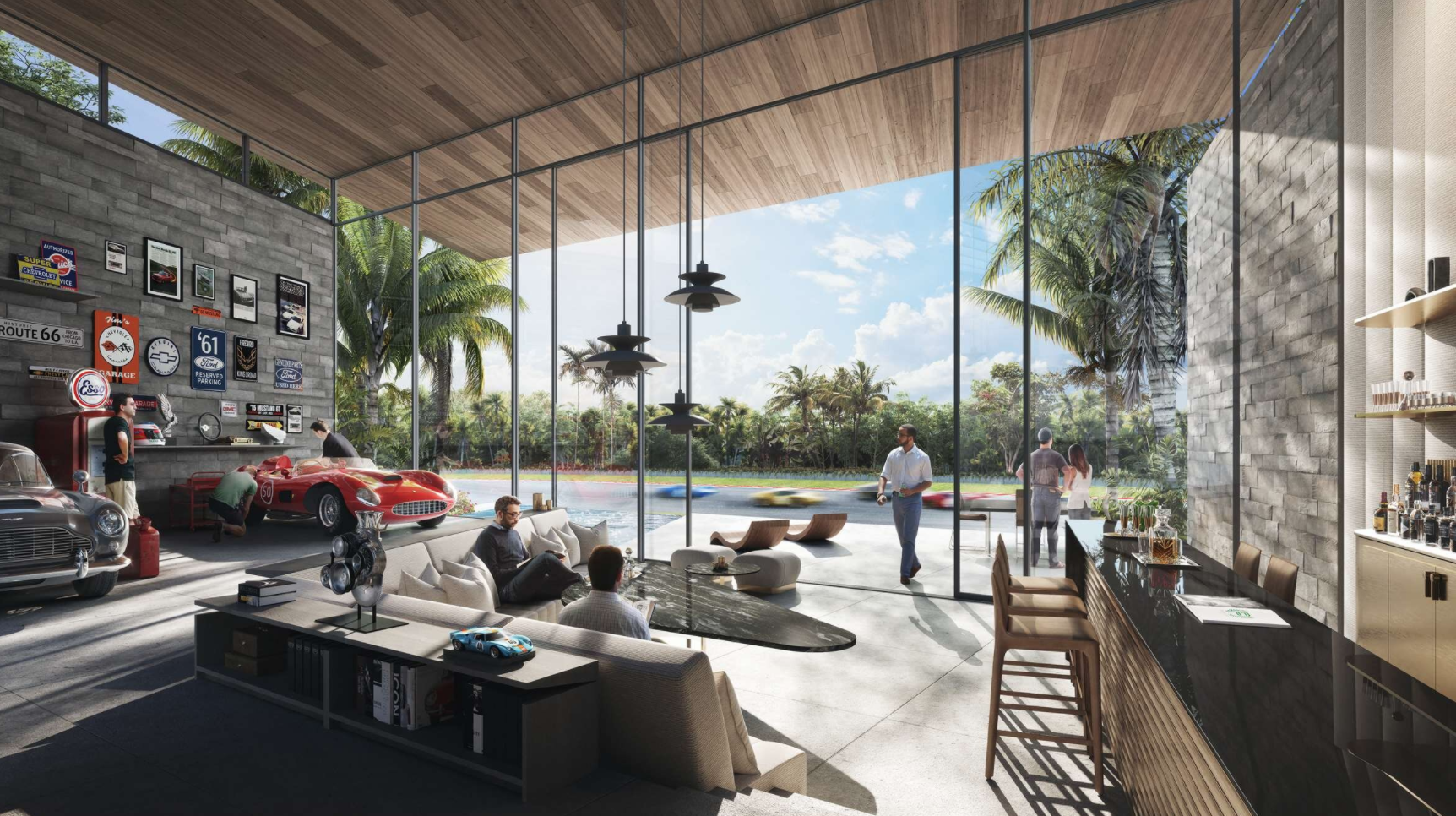 Drivers Club Miami. Designed by Norman Foster.