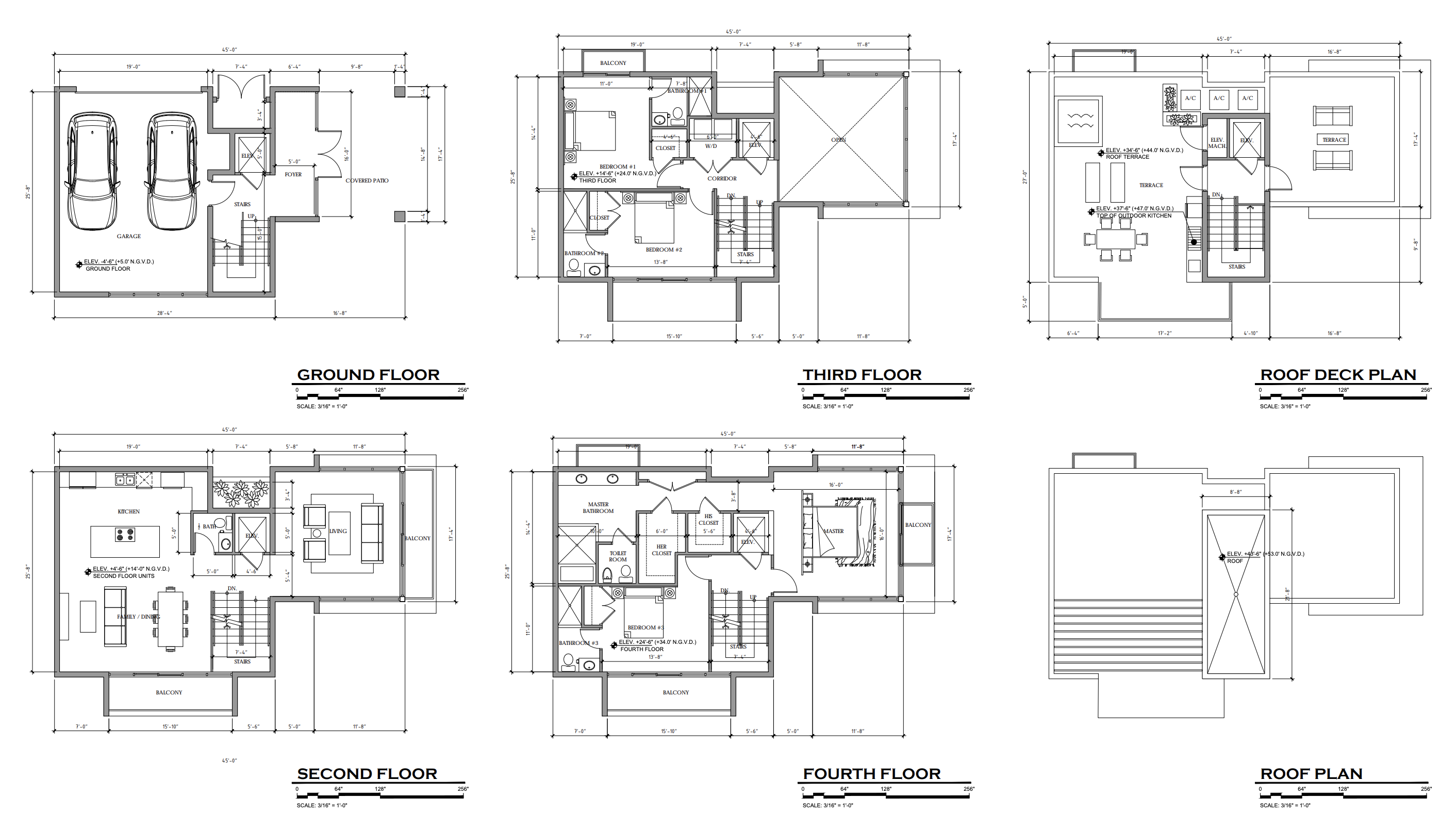 Unit A Floor Plan. Courtesy of DNB Design Group.