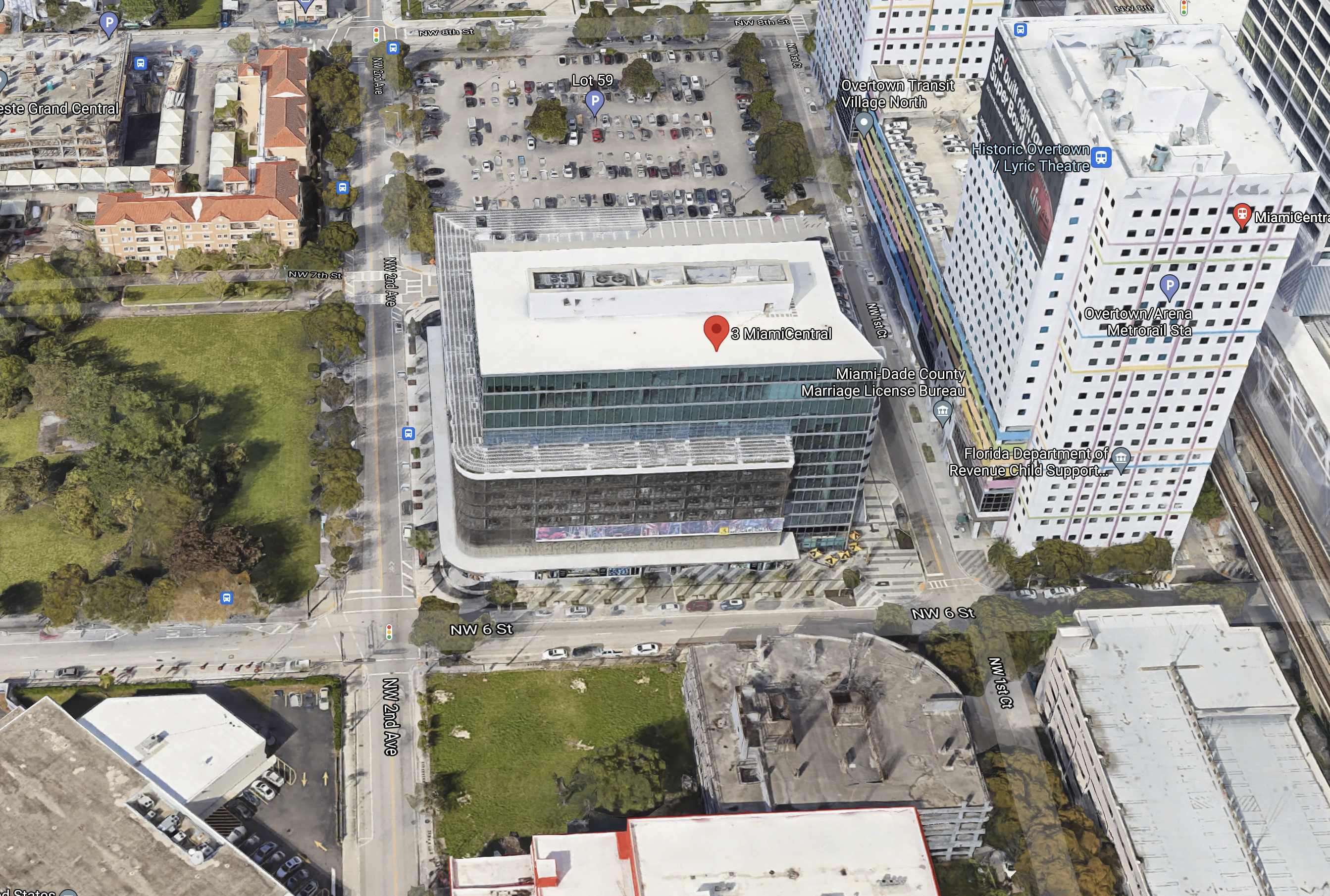 3 MiamiCentral. Courtesy of Google Maps.