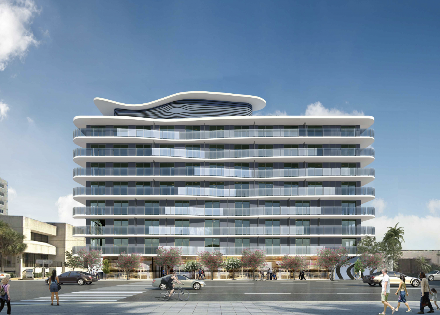 Designs For An 8Story MixedUse Building Proposed For 400 E Atlantic