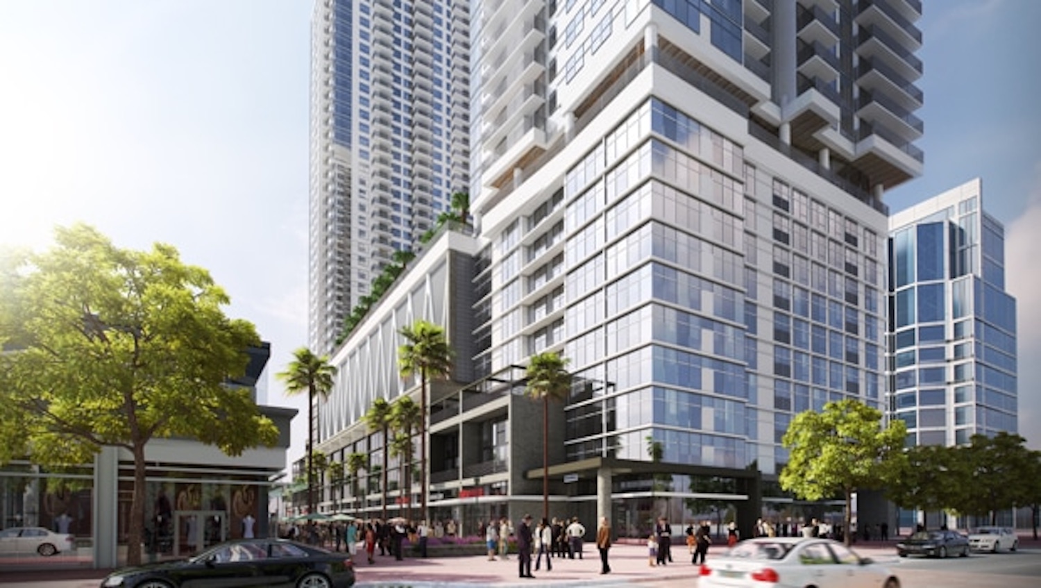 Miami Worldcenter Block G. Courtesy of CFE & Associates Architects.
