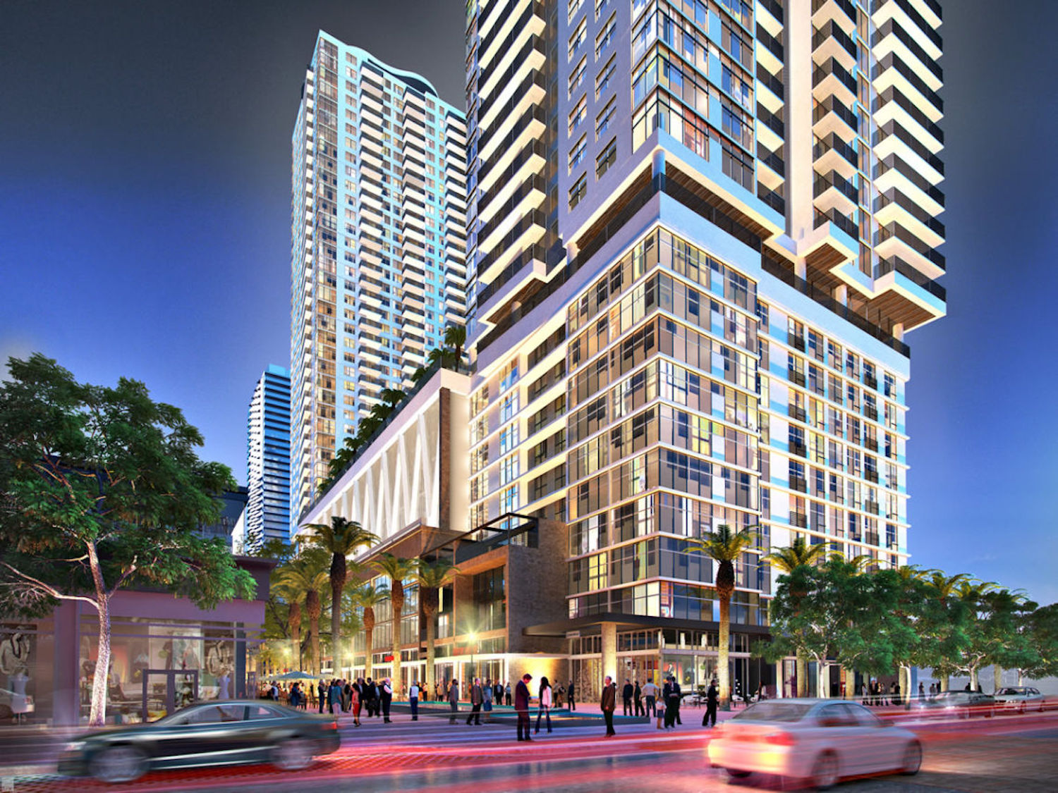 Permits Reactivated For Second Tower Behind Caoba At Miami World Center  Block G - Florida YIMBY