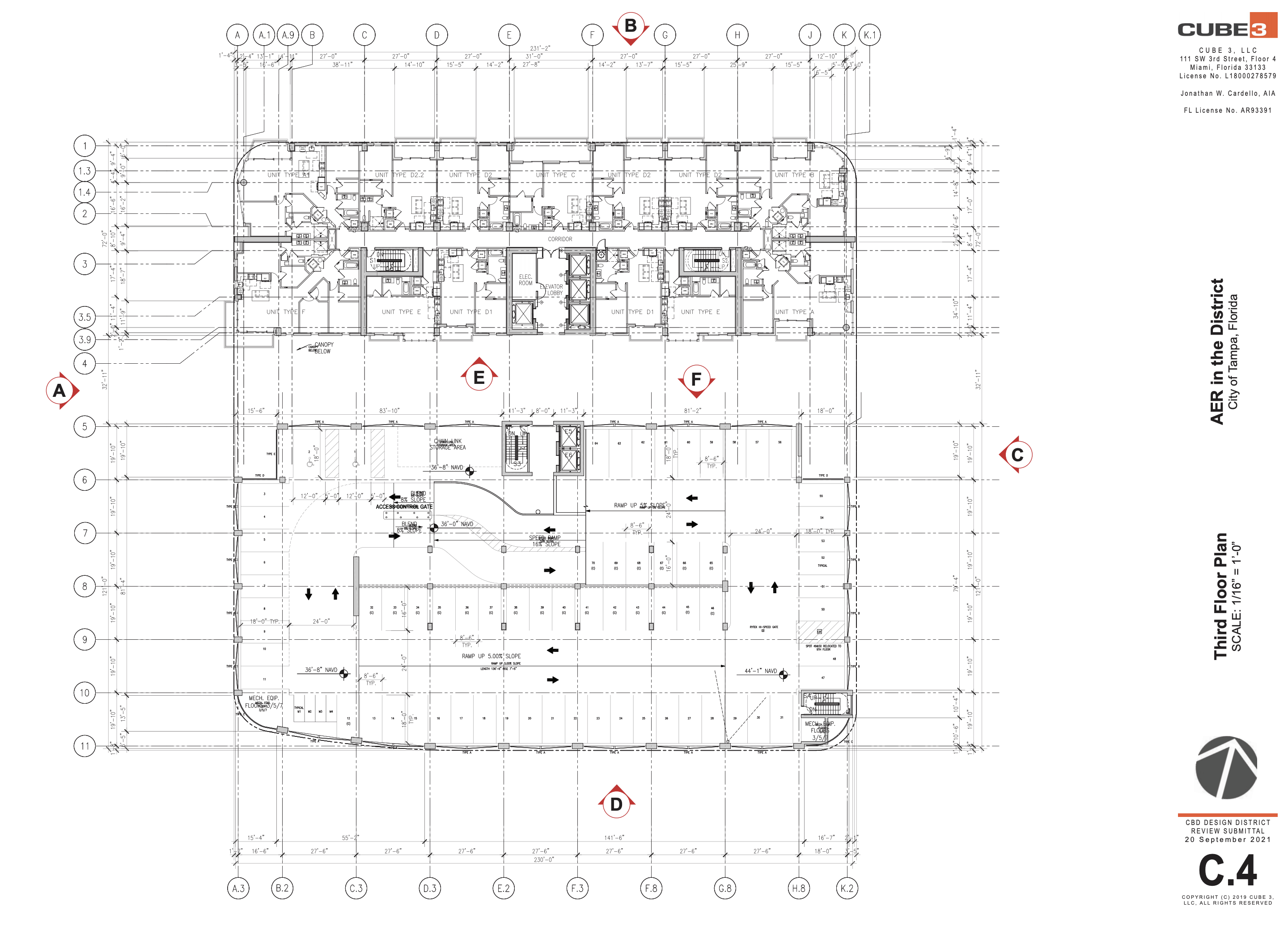 Third Floor Plan. Courtesy of Cube 3.