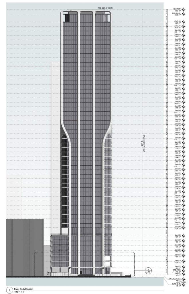 710 Edge Proposed As A 650-Foot-Tall Ultra-Luxury Mixed-Use Tower On ...