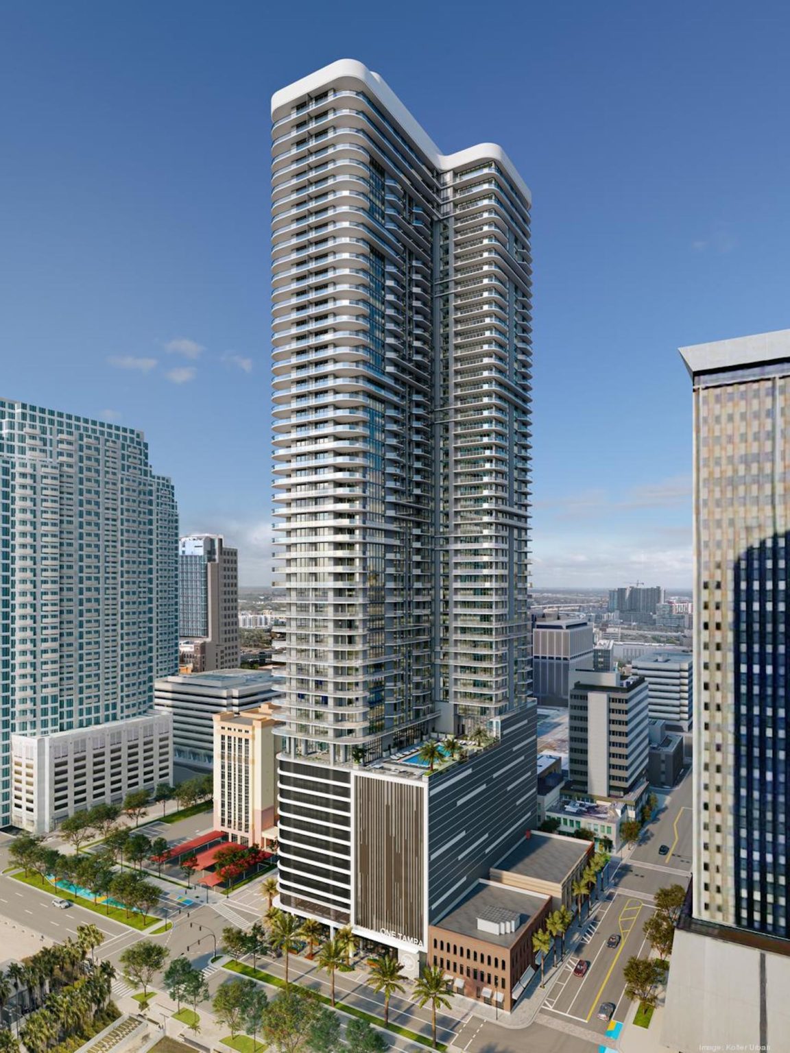 Kolter Urban's 55-Story 'One Tampa' To Become Tampa's Tallest Building ...