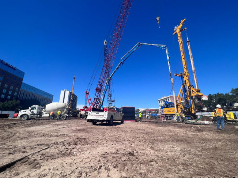 Foundations Underway For 46-Story 'The Residences At 400 Central' In ...