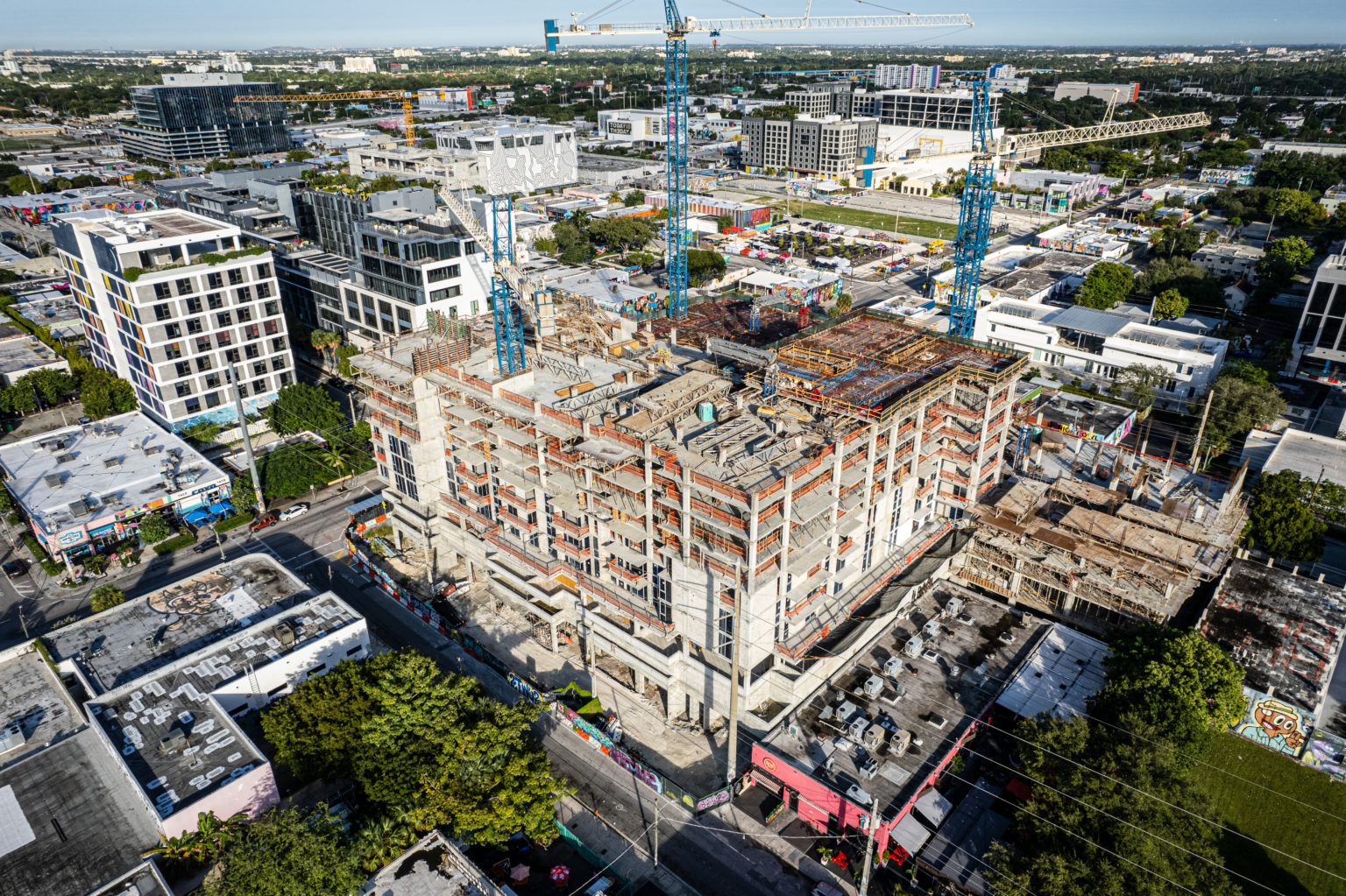 Construction Nears Fully Topping Out On Society Wynwood At 2431