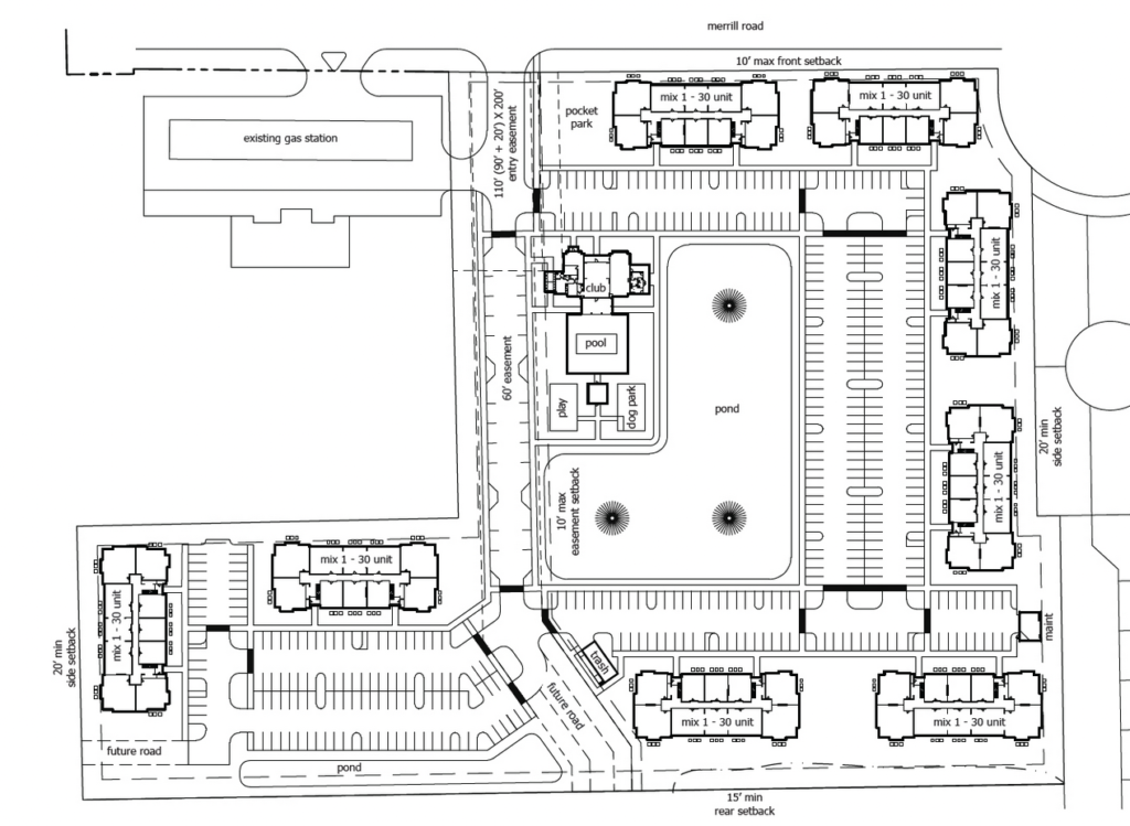 Madison Palms, an Affordable Housing Complex, Approved for 8300 Merrill