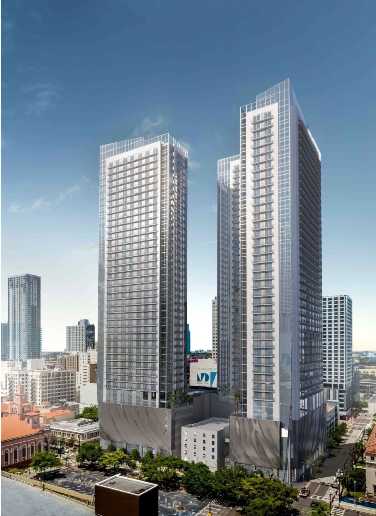 Foundation Permit Plan Approved For Pair Of 43-Story Mixed-Use Towers ...