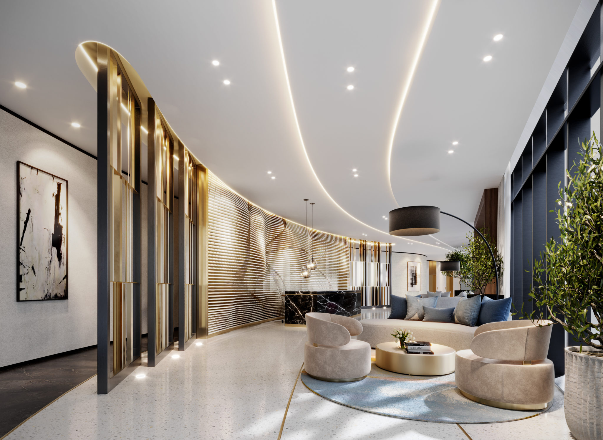 Amenity And Interior Renderings Revealed For 26-Story 'Tal Aventura' At ...