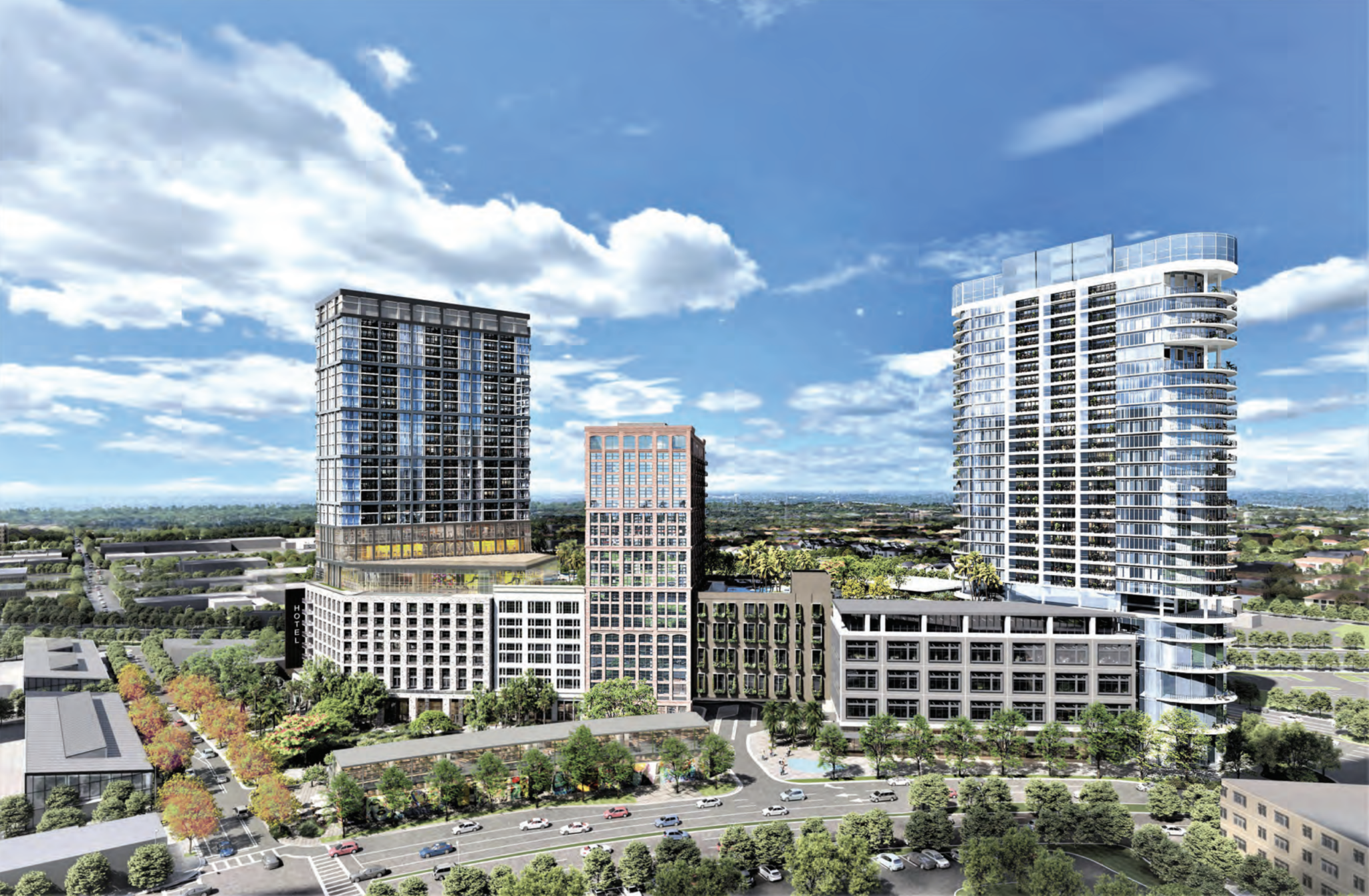 Aimco Seeks Site Plan Amendment For 3-Towered Mixed-Use Development At ...