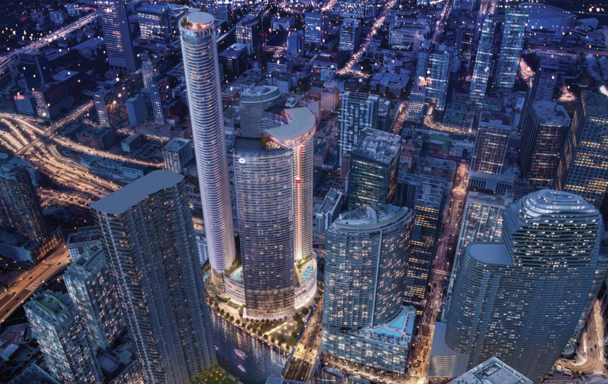 Gencom Miami New Renderings Emerge of Hyatt And Gencom's Planned Miami Riverbridge ...