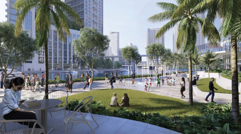 New Renderings Emerge of Hyatt And Gencom's Planned Miami Riverbridge ...