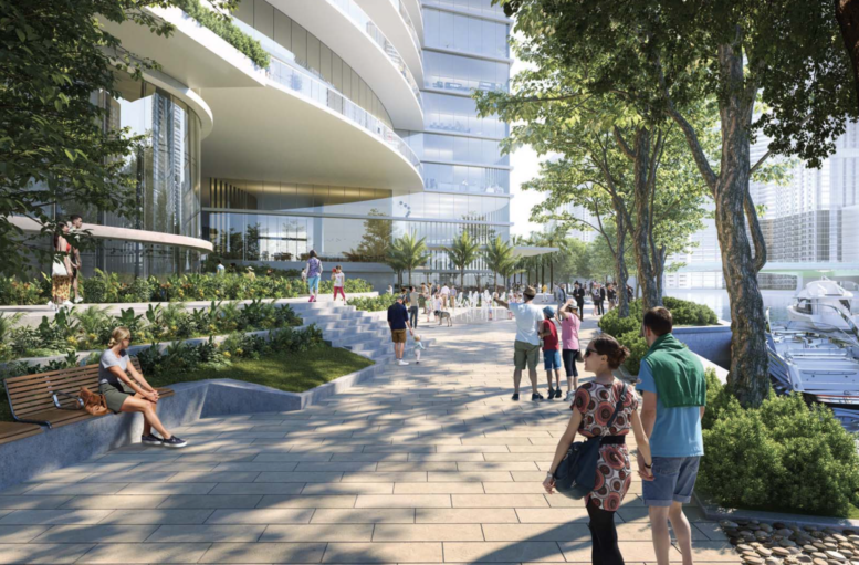Gencom Miami New Renderings Emerge of Hyatt And Gencom's Planned Miami Riverbridge ...