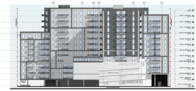 Plans Filed For 12-Story Multifamily Project Designed By ODP Architects ...