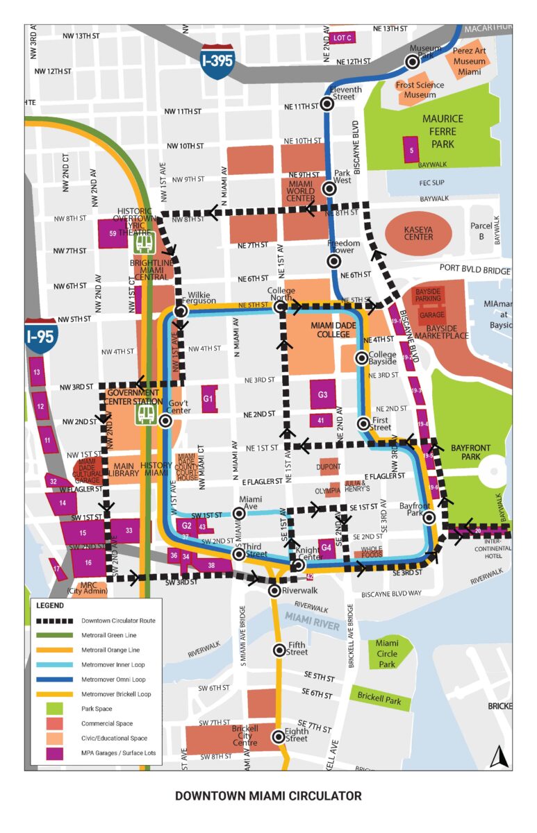 Miami Dda Launches New Free Downtown Miami Transit Circulator - Florida 