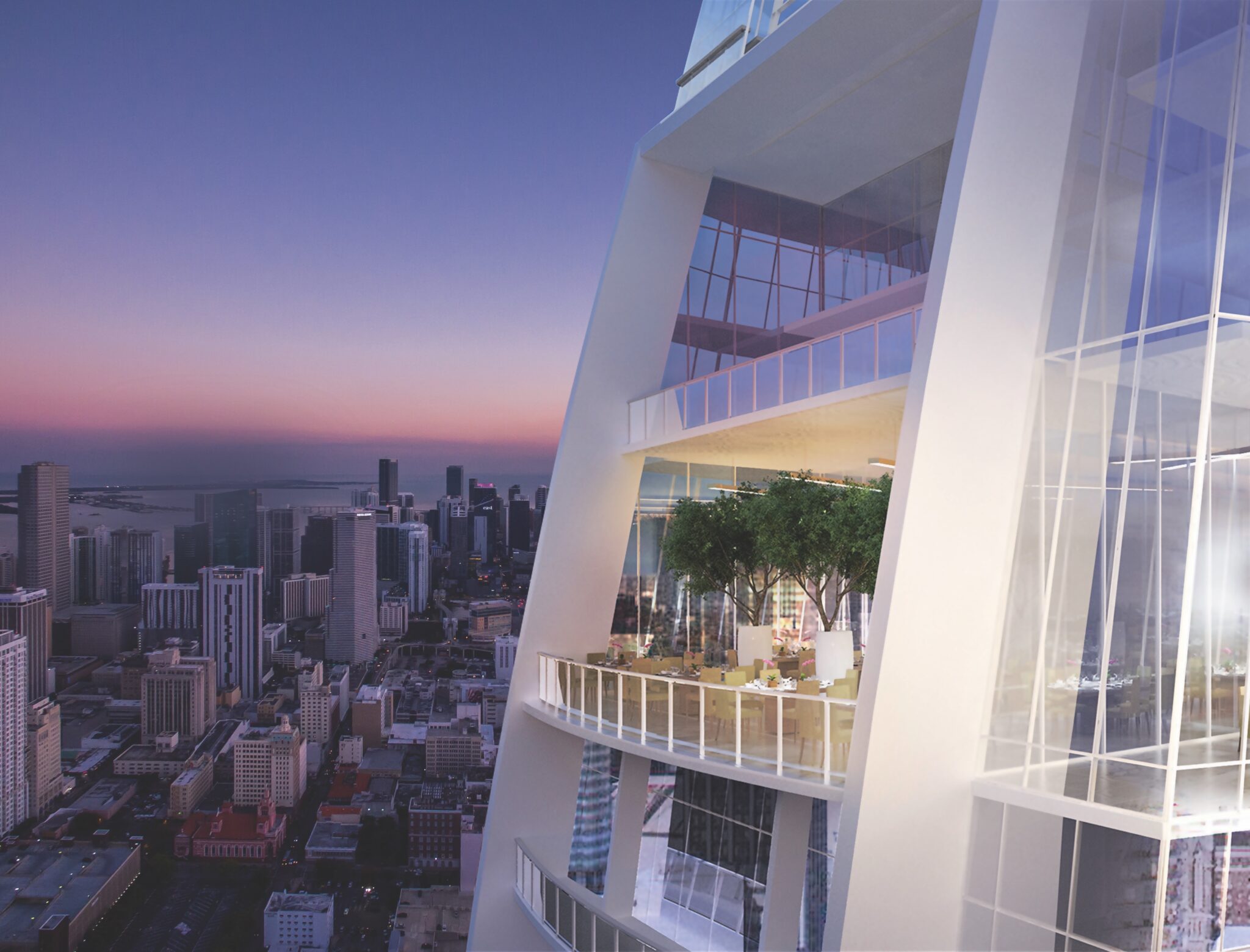Foundation Pour Is Complete For 70-Story Okan Tower At 555 North Miami ...