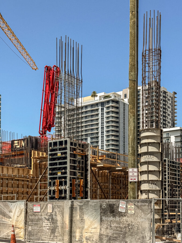 First Phase Of Mercedes Benz Places Goes Vertical In Brickell Miami first-phase-of-mercedes-benz-places-goes-vertical-in-brickell-miami