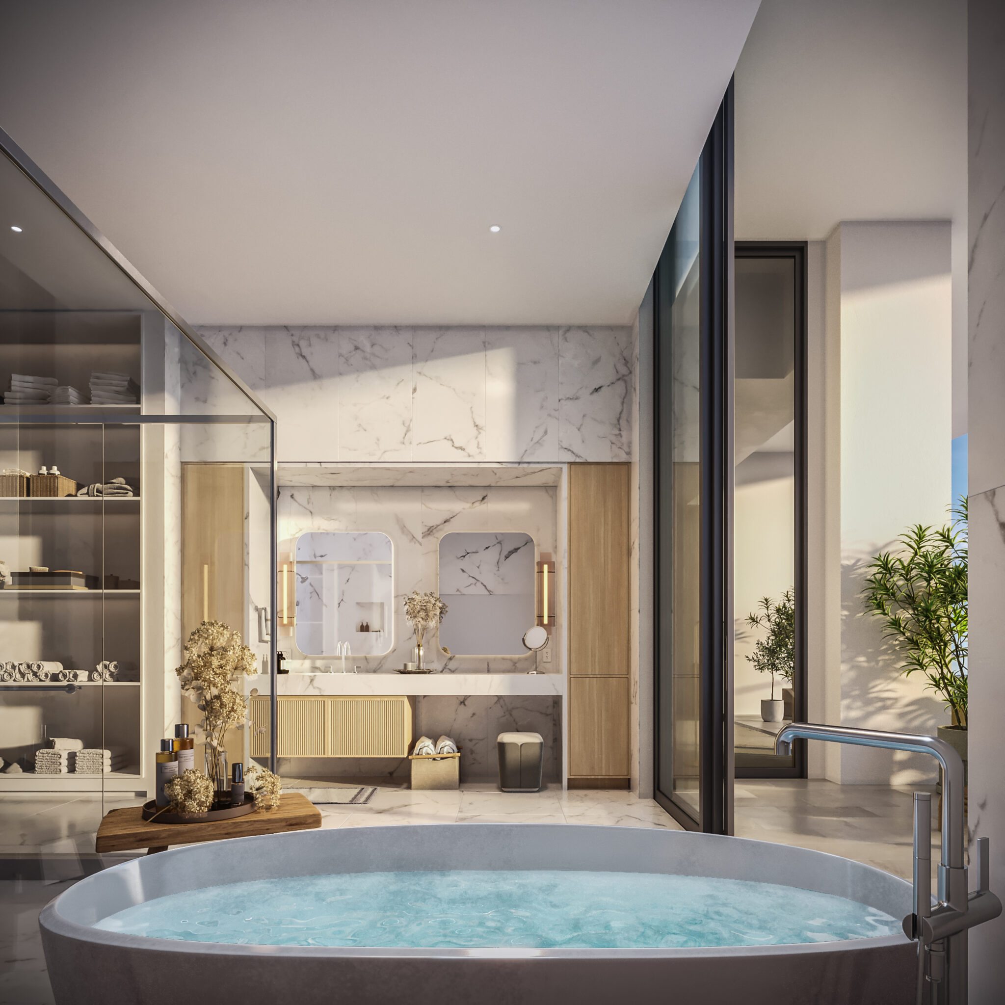 View of The Luxe Penthouse From Our 2025 REAL SIMPLE Home Is Full of Design ...