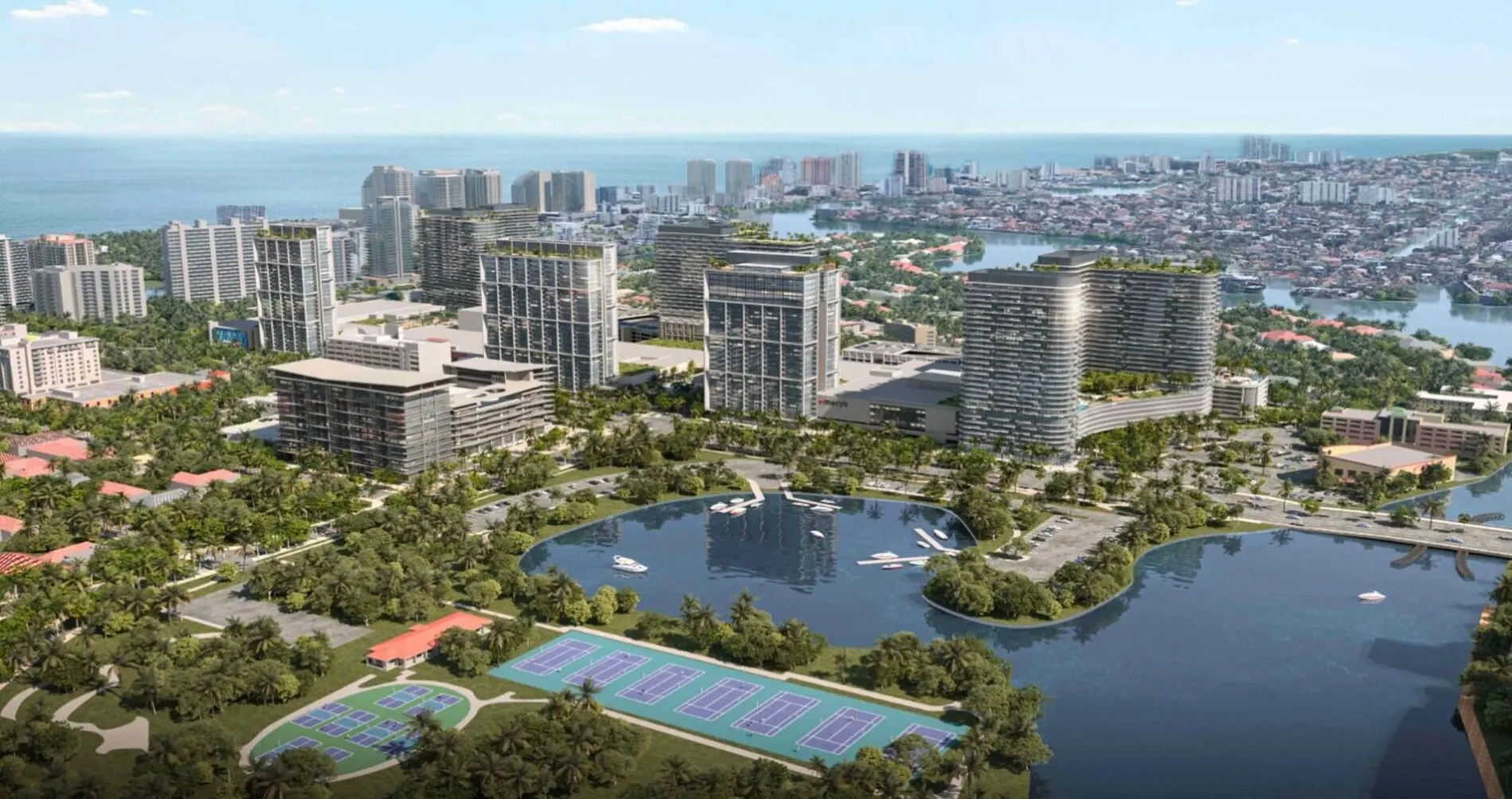 FAA Determinations Issued For Eight 342-Foot-Tall Towers At The Galleria Redevelopment In Fort Lauderdale