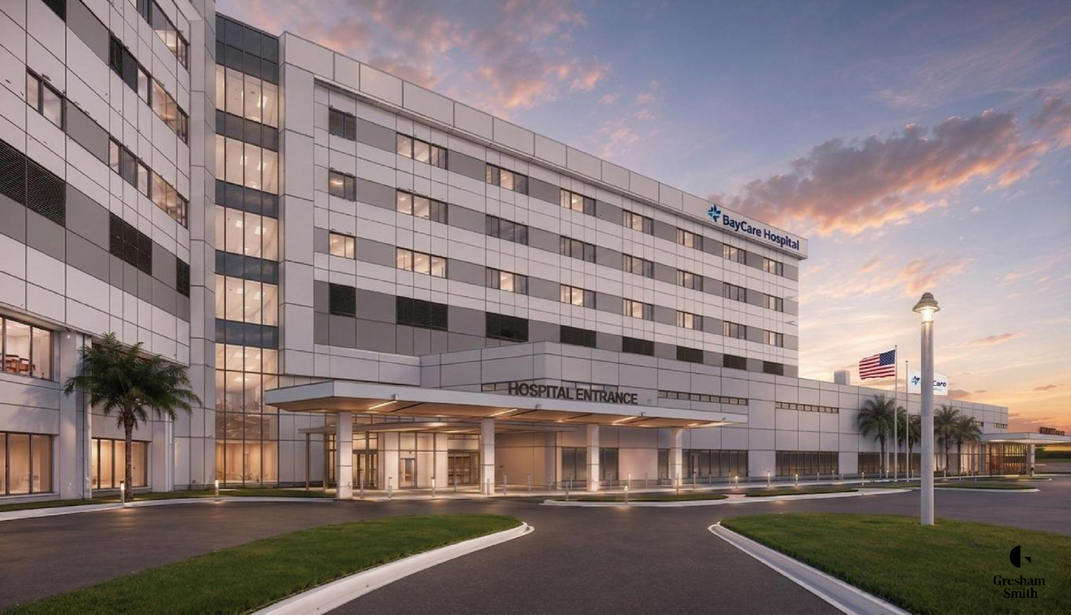 Construction Tops Out On BayCare Hospital Manatee In Palmetto