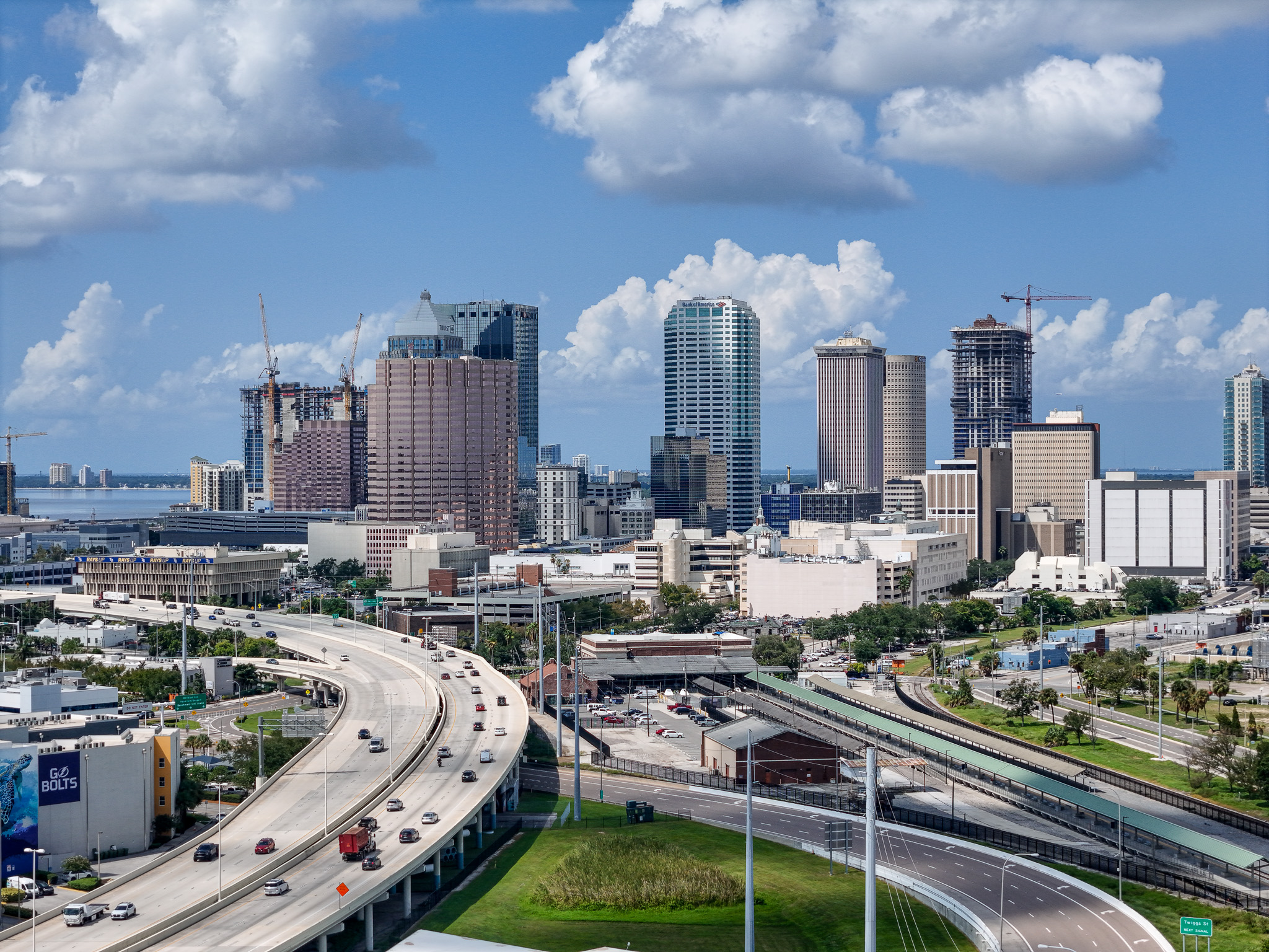 New Aerials Show ONE Tampa, Pendry Tampa, And Taneja Tower Across Tampa's Evolving Skyline