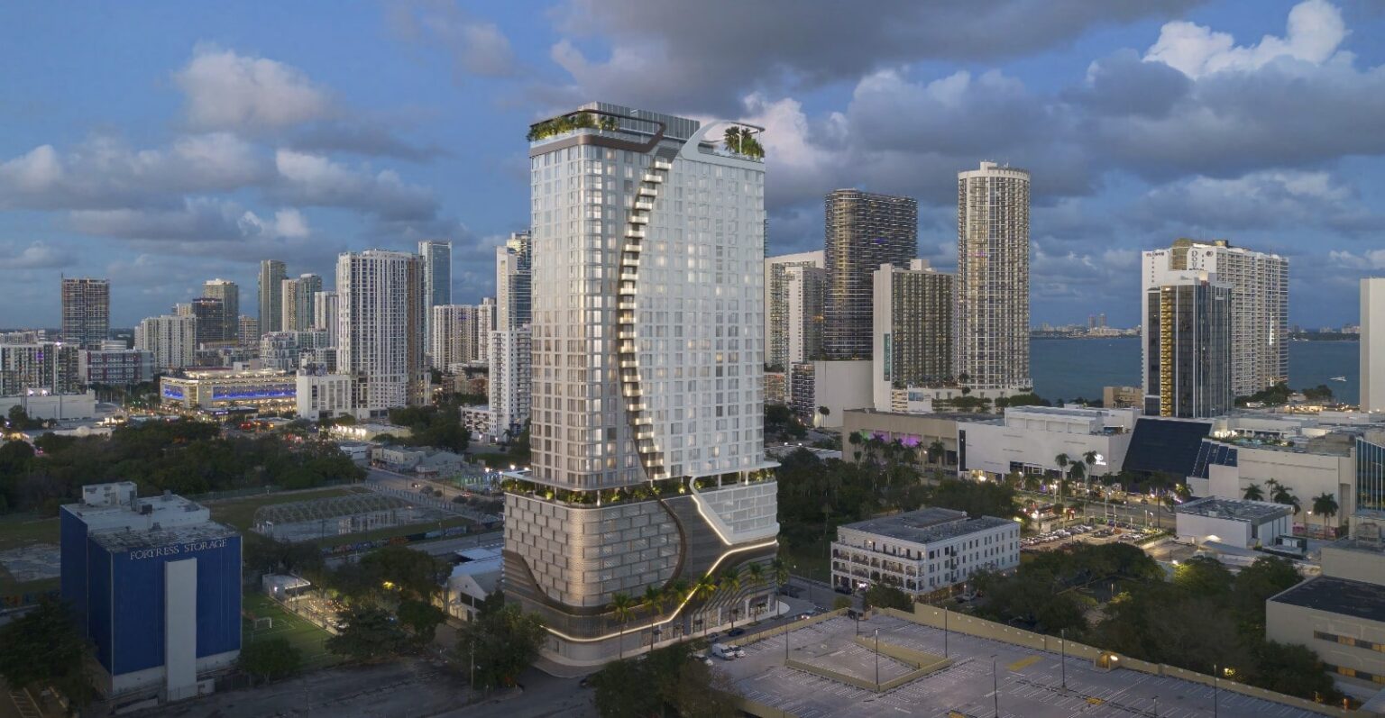 Foundation Work Underway at 1600 Edgewater in Miami’s Arts & Entertainment District - Florida YIMBY