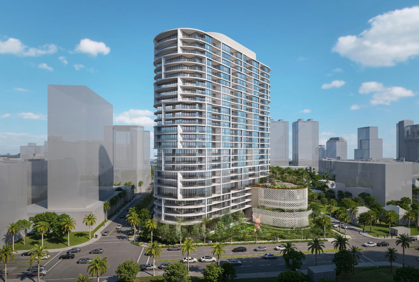 Plans Filed For 25-Story Residences At 464 Fern Street In Downtown West Palm Beach