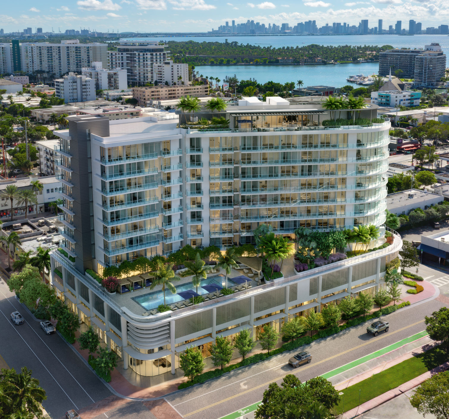 Foundation Work Underway At 7200 Collins In North Beach, Miami Beach